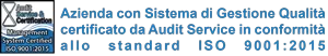 Certificato di qualità ISO per poltrone ignifughe Cinearredo